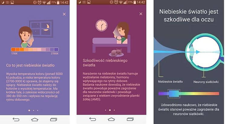 Filtr światła niebieskiego – program Blue Light Filter